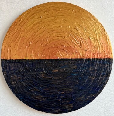 Malerei mit dem Titel "Skyline" von Anna Chekanina, Original-Kunstwerk, Acryl