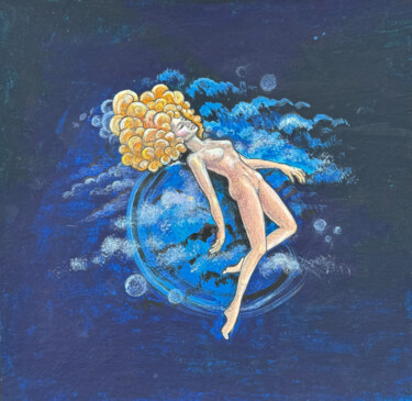 Pittura intitolato "air" da Anna Boich, Opera d'arte originale, Acrilico