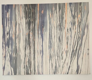 Pittura intitolato "Trajectory" da Elena Kinz Wohlfahrt, Opera d'arte originale, Acrilico Montato su Telaio per barella in l…