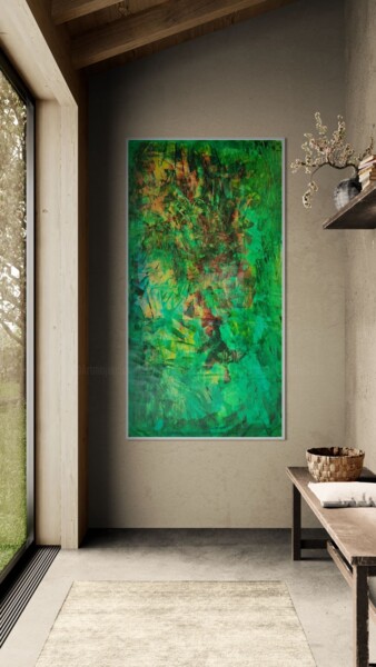 "GARDENS OF BABILON" - Spring 2025 Collection Pittura intitolato ""GARDENS OF BABILON…" da Sonia Jeronimo (Sónia J. Modern Art), Opera d'arte originale, Acrilico