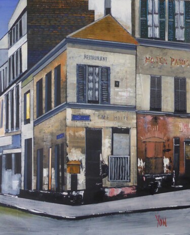 "la nostalgie" başlıklı Tablo Jean-Michel Yon tarafından, Orijinal sanat, Petrol Ahşap Sedye çerçevesi üzerine monte edilmiş
