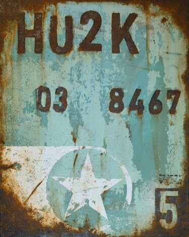 HU2K Pintura intitulada "HU2K" por Dmitriy Zazimko, Obras de arte originais, Acrílico