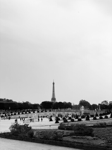 제목이 "Paris - A l'horizon…"인 사진 Loeber-Bottero로, 원작, 디지털
