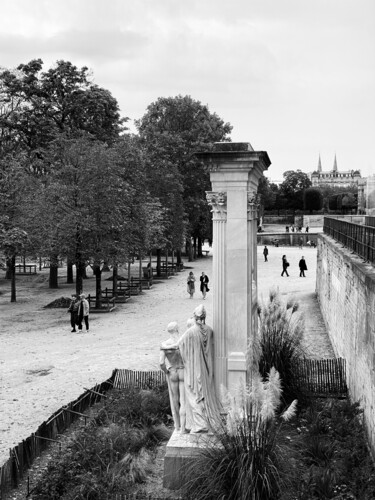 Paris - Jardin des Tuileries, promenade "Paris - Jardin des…" başlıklı Fotoğraf Loeber-Bottero tarafından, Orijinal sanat, Dijital Fotoğrafçılık