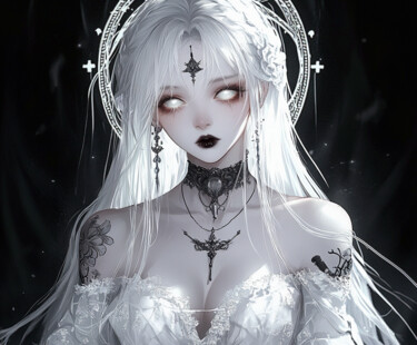 Divine Silence 数字艺术 标题为“Divine Silence” 由Dicle Kaya, 原创艺术品, AI生成的图像