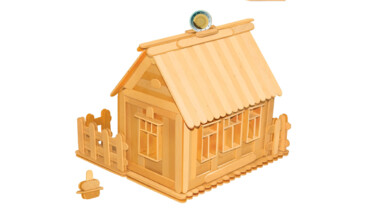 The House-Piggy Bank Design titled "The House-Piggy Bank" by Anatolii Zhamoido, Original Artwork, Accessories