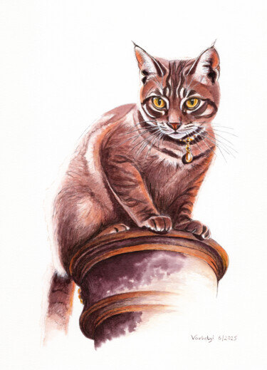 Haruki Disegno intitolato "Haruki" da Lilla Varhelyi, Opera d'arte originale, Inchiostro