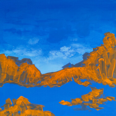 绘画 标题为“Coastline #3” 由Katherine Pieniazek, 原创艺术品, 丙烯