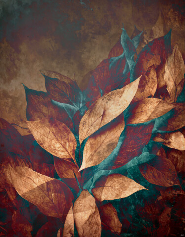 数字艺术 标题为“Mon Automne” 由Julien Louvier Legrand (Ju), 原创艺术品, 数字油画