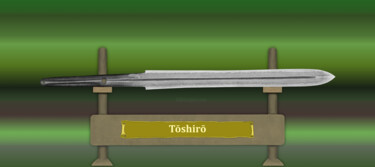 数字艺术 标题为“Tōshirō Yoshimitsu…” 由Marun Bönninghaus, 原创艺术品, 数字油画
