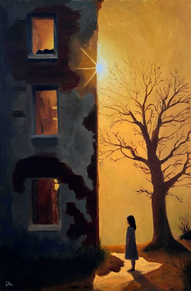 Painting titled "Borderland II" by Sonny Andersson, Original Artwork, Oil