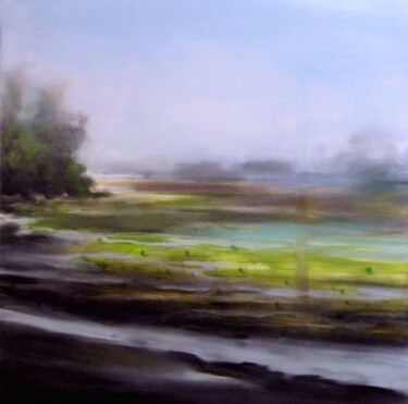 Peinture intitulée "Passage" par Wilfrid Moizan, Œuvre d'art originale, Huile Monté sur Châssis en bois