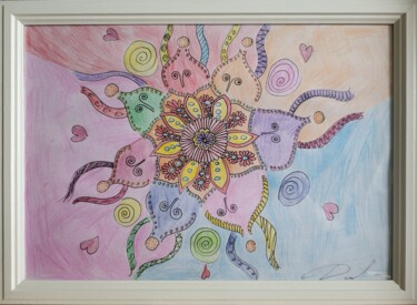 제목이 "Отики 1"인 그림 Диана Гайдукевич/Шуневич로, 원작, 마커
