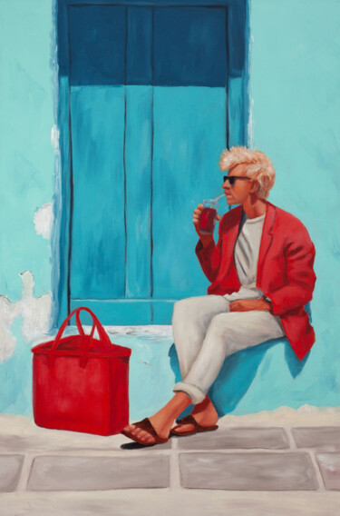 Painting titled "Expectation" by Ihor Filippenko, Original Artwork, Oil