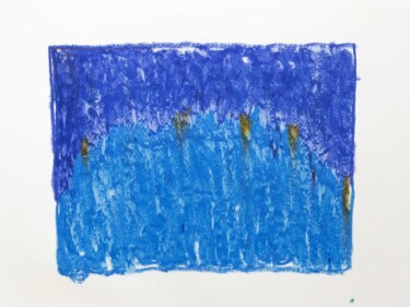 「Untitled No. 4525」というタイトルの描画 Alessio Lucariniによって, オリジナルのアートワーク, パステル