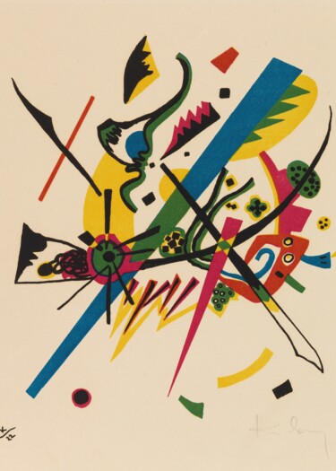 Digital Arts titled "Dynamic Abstraction…" by Chun Yu Guan, Original Artwork, AI generated image Mounted on Cardboard