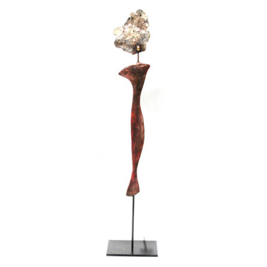 Divinité coiffée, sculpture filiforme 2 雕塑 标题为“Divinité coiffée, s…” 由Vanessa Renoux, 原创艺术品, 金属
