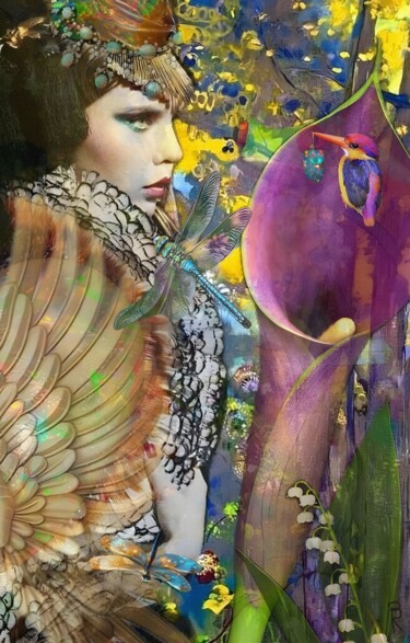Arte digitale intitolato "The Opal Gift Of Th…" da Ashedinarockirart, Opera d'arte originale, Lavoro digitale 2D