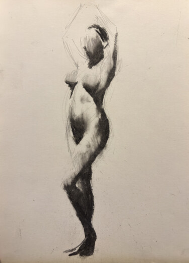 "Quick Sketch of F" başlıklı Resim Guido Mauas tarafından, Orijinal sanat, Karakalem