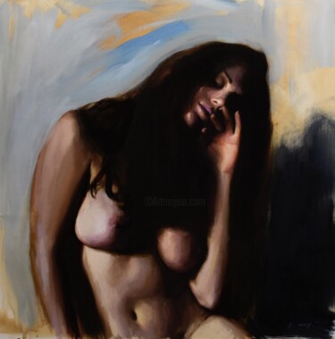 「Agustina」というタイトルの絵画 Guido Mauasによって, オリジナルのアートワーク, オイル