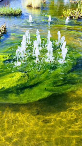 Photography titled "Mouvement de l'eau…" by Emma Laflute, Original Artwork, Non Manipulated Photography