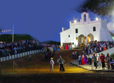Romería de Villablanca Fotografia intitolato "Romería de Villabla…" da Alfonso García, Opera d'arte originale, Fotografia digitale
