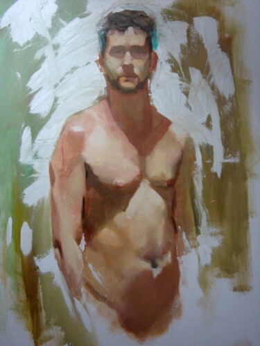 Pittura intitolato "Self-portrait as a…" da Guido Mauas, Opera d'arte originale, Olio