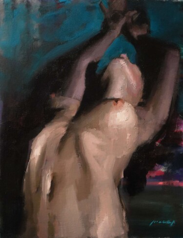Pittura intitolato "Night Joy" da Guido Mauas, Opera d'arte originale, Olio