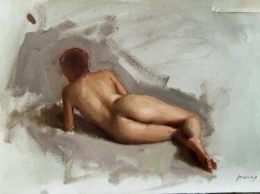 绘画 标题为“Nude Sketch” 由Guido Mauas, 原创艺术品, 油