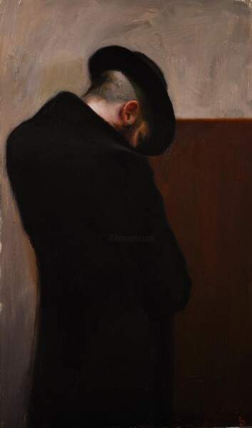 绘画 标题为“Back Self Portrait” 由Guido Mauas, 原创艺术品, 油