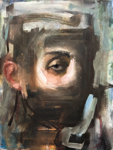 Pittura intitolato "Head X" da Guido Mauas, Opera d'arte originale, Olio