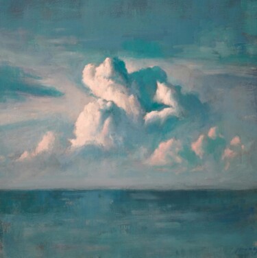 绘画 标题为“Rising Cumulus” 由Guido Mauas, 原创艺术品, 油