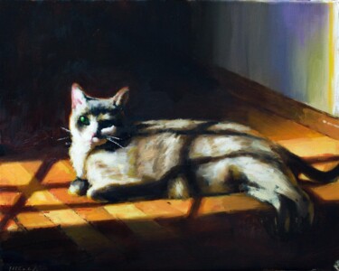 Pittura intitolato "Mara in the Sun" da Guido Mauas, Opera d'arte originale, Olio