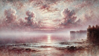 "::: Rosé Horizon #2…" başlıklı Dijital Sanat Kyozai tarafından, Orijinal sanat, AI tarafından oluşturulan görüntü