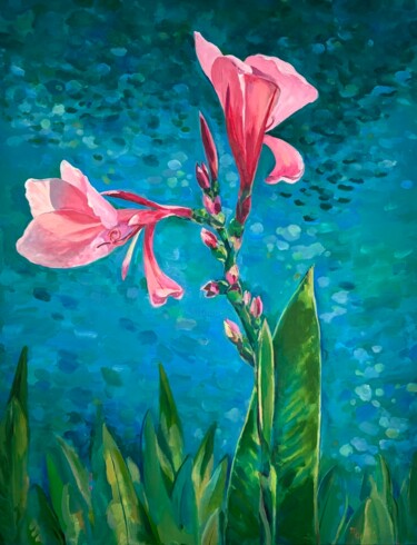 The Silence of Pink 제목이 "The Silence of Pink"인 미술작품 Tatiana Shakh로, 원작, 아크릴