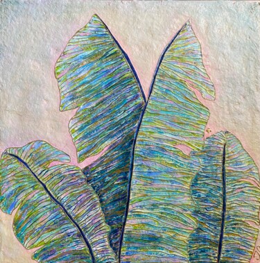 Pittura intitolato "The whisper of Palms" da Tiphanie Canada, Opera d'arte originale, Acrilico Montato su Telaio per barella…