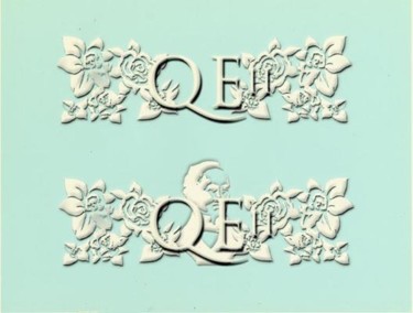 Drawing titled "QE II Design Work" by Daniel Perry, Original Artwork