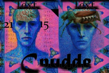Digitale Kunst getiteld "text Cnudde" door Koen Vlerick, Origineel Kunstwerk, 2D Digital Work