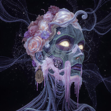 Digital Arts titled "Holographic Xoal 20…" by Eduardo Vidal, Original Artwork, AI generated image