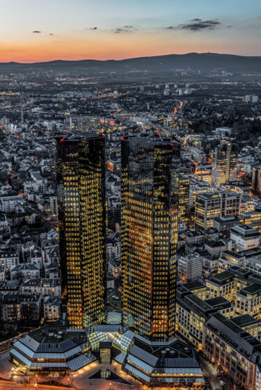 Photography titled "Sunset ⎪Frankfurt ⎪…" by Ron Kramer, Original Artwork, Digital Photography