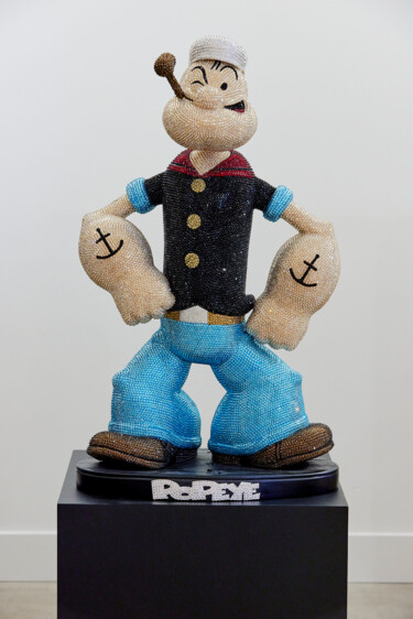 雕塑 标题为“Popeye Swarovski” 由Angela Gomes, 原创艺术品, 铸件