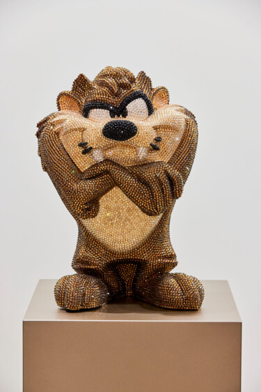 Sculptuur getiteld "Tazmanian Devil Swa…" door Angela Gomes, Origineel Kunstwerk, Gietwerk