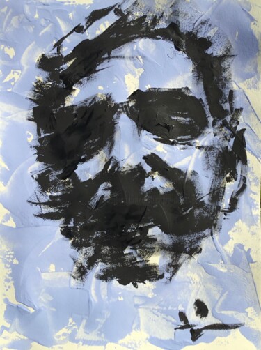 绘画 标题为“Big Brush Study” 由Dominique Dève, 原创艺术品, 丙烯