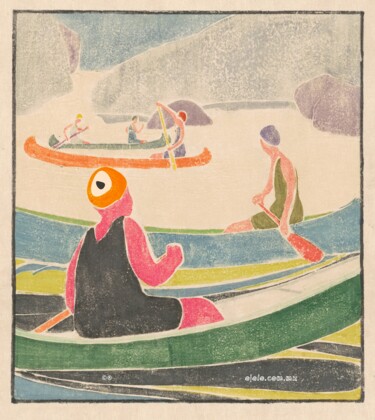 canoeyes "canoeyes" başlıklı Dijital Sanat Ojolo - Abel García tarafından, Orijinal sanat, Dijital Resim
