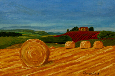 "The Golden Hay Of F…" başlıklı Tablo Anthony Dunphy tarafından, Orijinal sanat, Akrilik Karton üzerine monte edilmiş