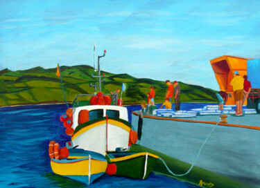 Pittura intitolato "The Days Catch" da Anthony Dunphy, Opera d'arte originale, Acrilico