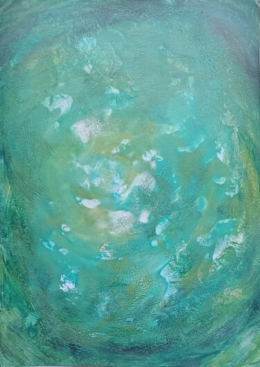 Schilderij getiteld "Water portal of ref…" door Ada Drescher, Origineel Kunstwerk, Acryl