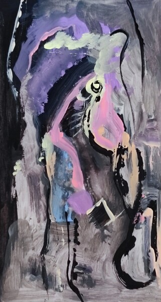 Painting titled "Miltomultuous Paste…" by Milto Sideris, Original Artwork, Acrylic