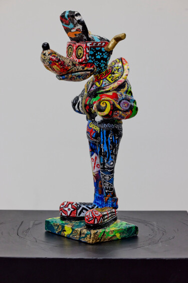 Scultura intitolato "Goofy Movie" da Art By Son, Opera d'arte originale, Acrilico