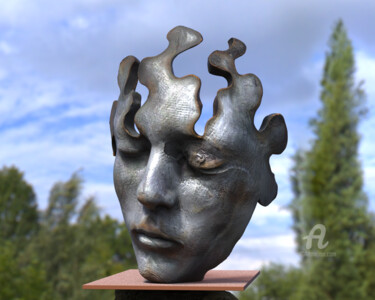 Missing NO.1 Escultura intitulada "Missing NO.1" por Mothia Bella, Obras de arte originais, Resina